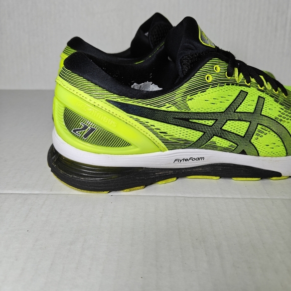 Asics Gel-Nimbus 21 Safety Yellow Active Running Training Sneaker Men\'s Shoes 11 main image 5